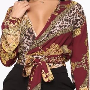 FASHION NOVA Told White Lies Top